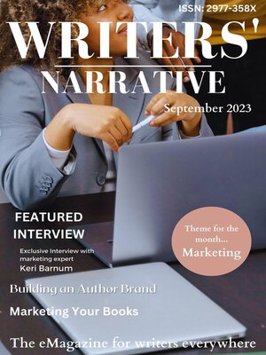 cover image of Writers' Narrative eMagazine September 2023